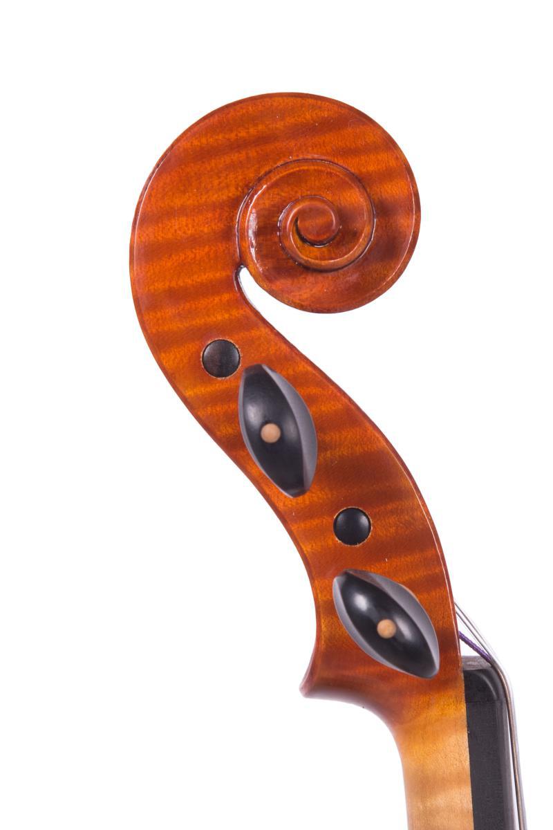 Riccio violino modello Stradivari personalizzato 2020